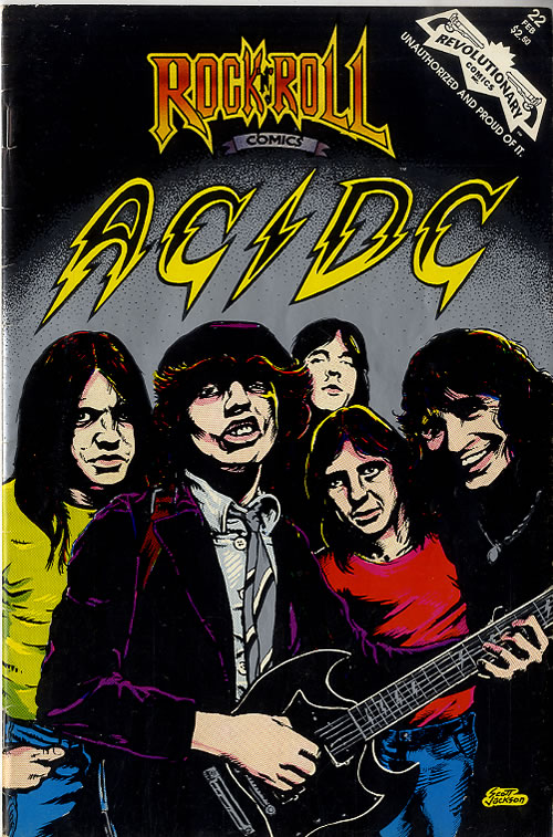 AC/DC /炎のロックン・ロール AC/DC Rock 'N' Roll Comic US magazine (377366) NO.22